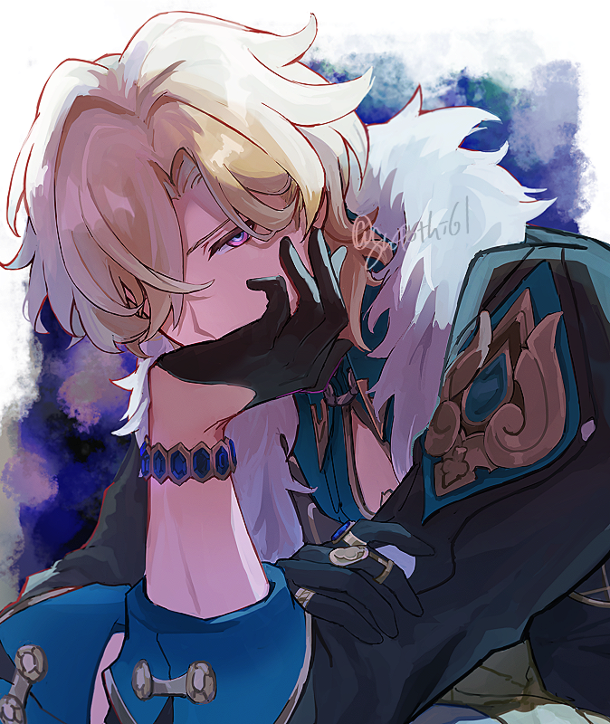 aventurine (honkai and 1 more) drawn by suitchi_(gn4othi61)