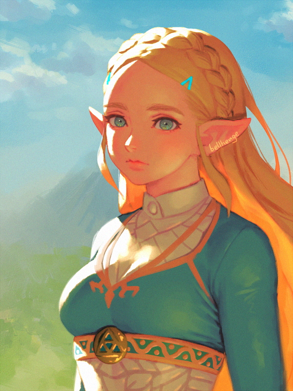 princess zelda (the legend of zelda and 1 more) drawn by bellhenge