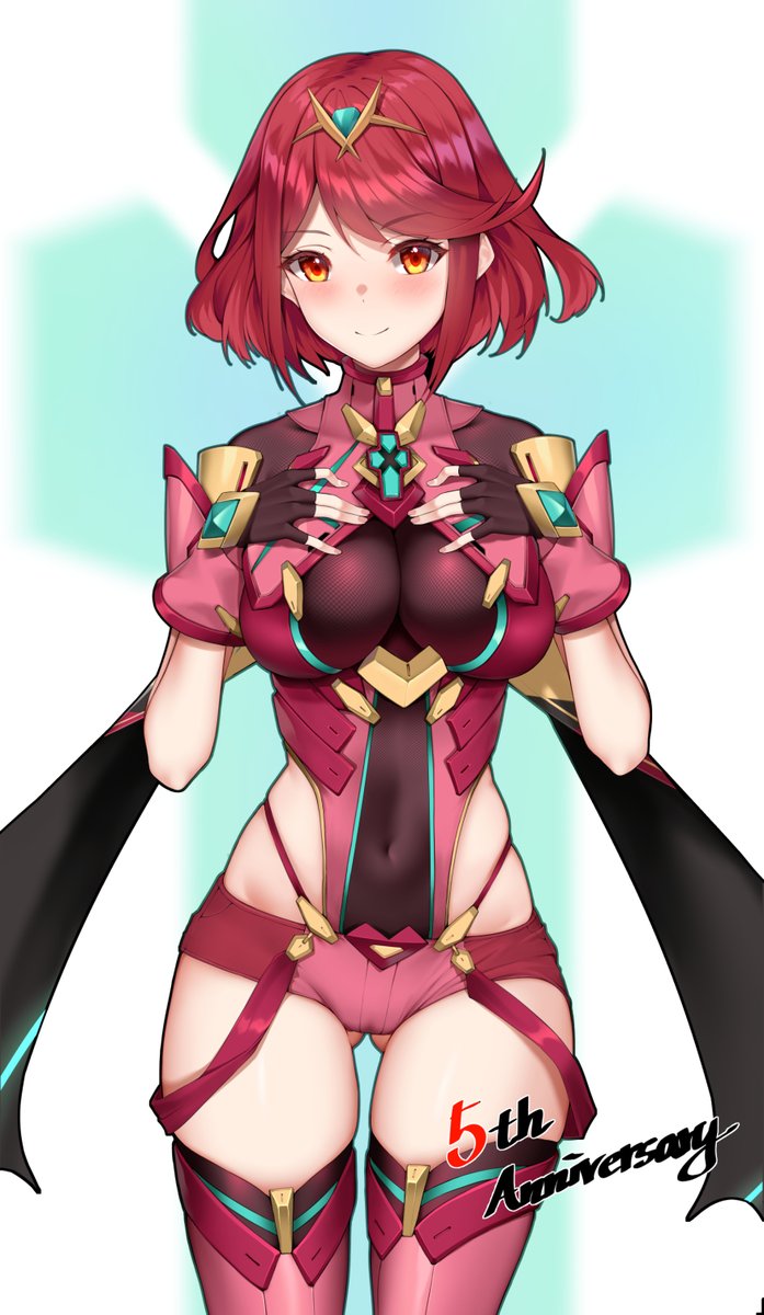 pyra (xenoblade chronicles and 1 more) drawn by matrix16