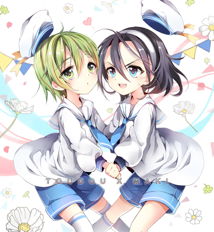 toudou jinpachi and makishima yuusuke (yowamushi pedal) drawn by pingo
