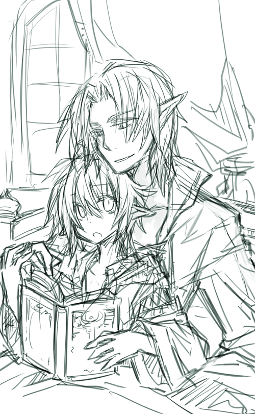 adventurer and white mage (final fantasy and 1 more) drawn by fujiwara_akina