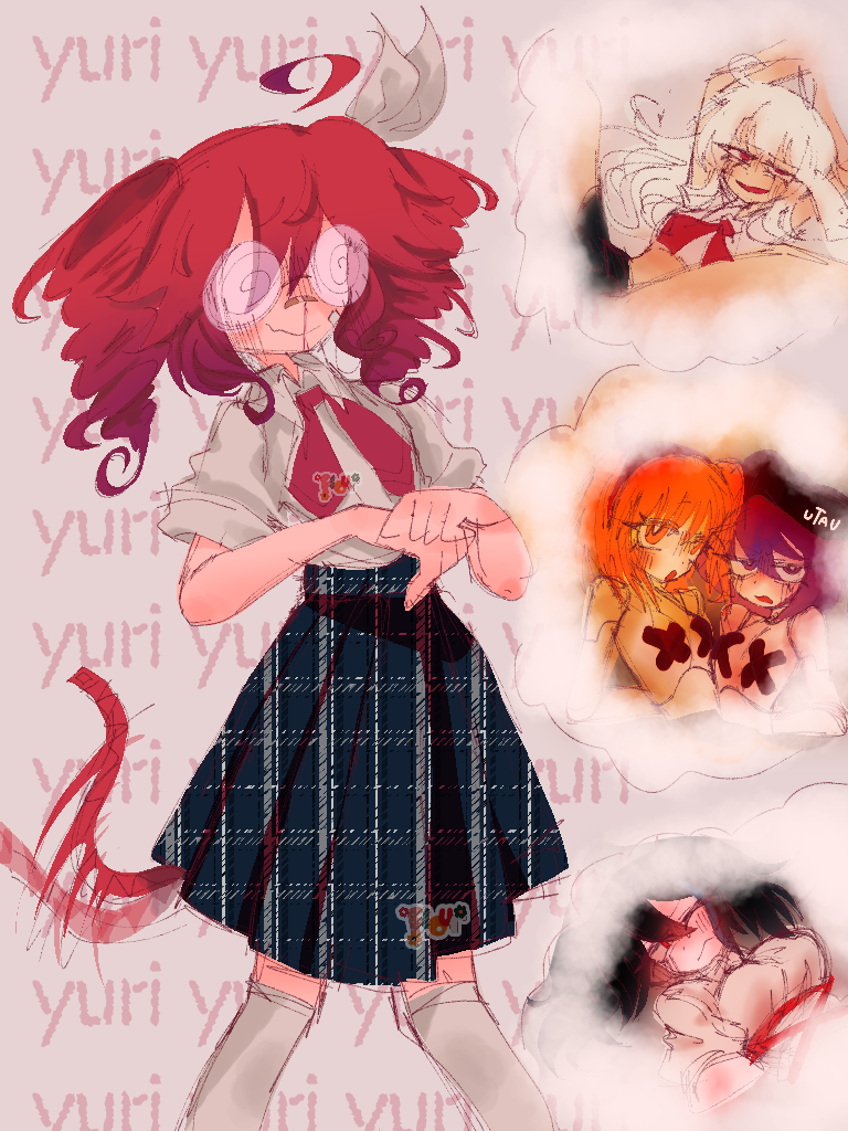 kasane teto, adachi rei, utane uta, yokune ruko, and sukone tei (utau and 2 more) drawn by flourishinnin