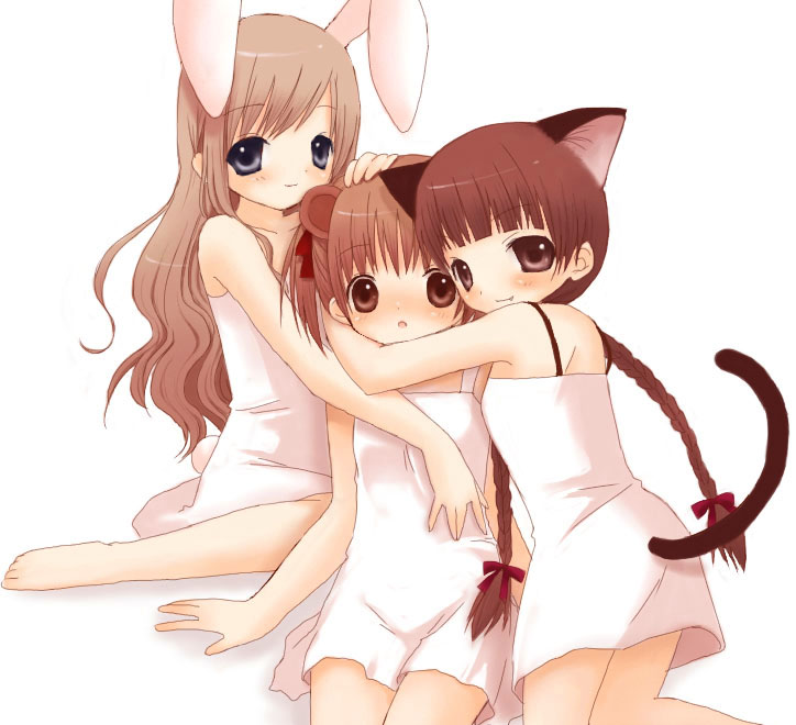 fukuzawa yumi, toudou shimako, and shimazu yoshino (maria-sama ga miteru)