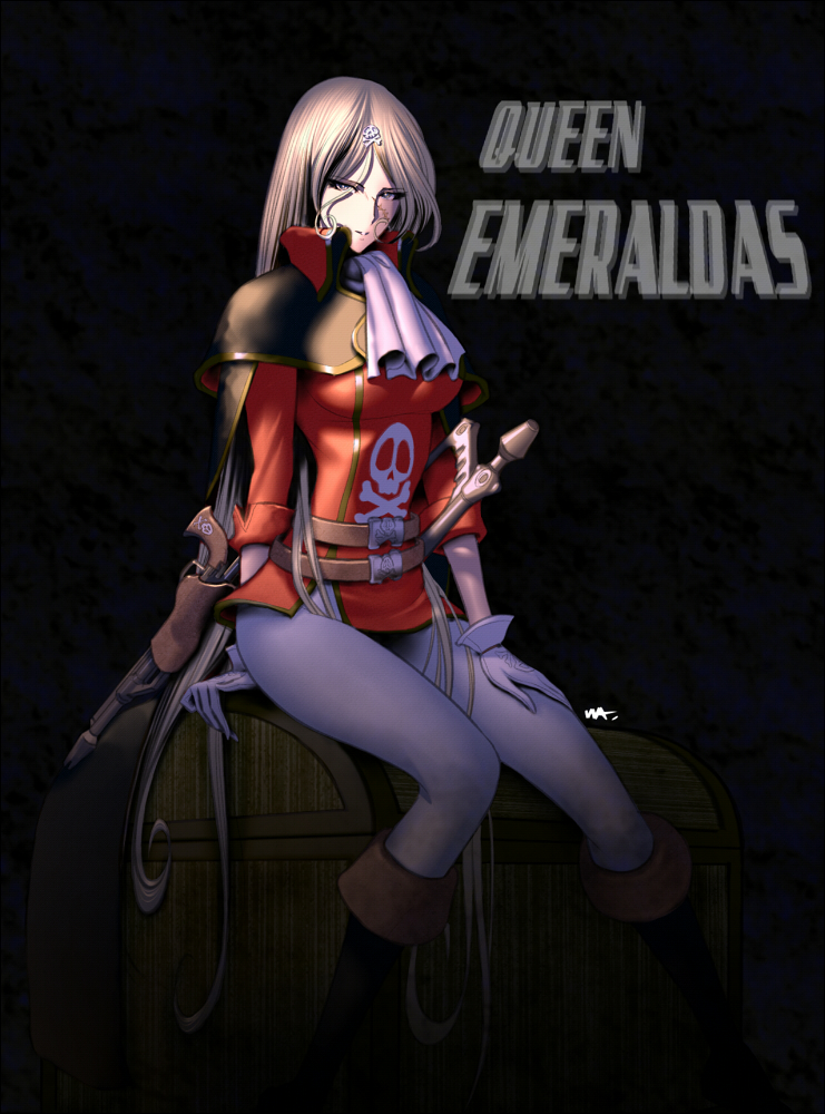 emeraldas (harlock saga and 1 more) drawn by wakino_keibun