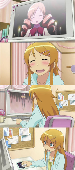 tomoe mami and kousaka kirino (mahou shoujo madoka magica and 1 more)