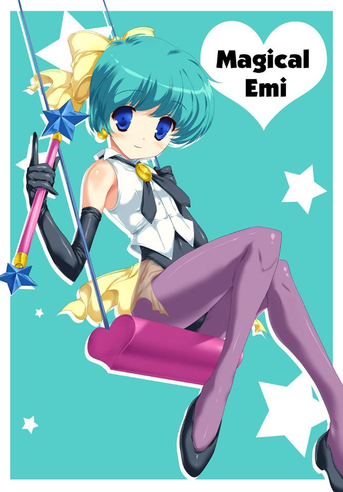 kazuki mai and magical emi (mahou no star magical emi) drawn by shimesaba_kohada