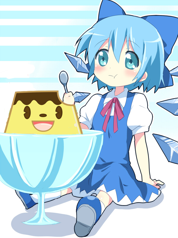 cirno (touhou and 1 more) drawn by maruki_(punchiki)
