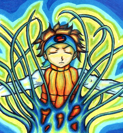 lan hikari (mega man and 1 more) drawn by ryoneko