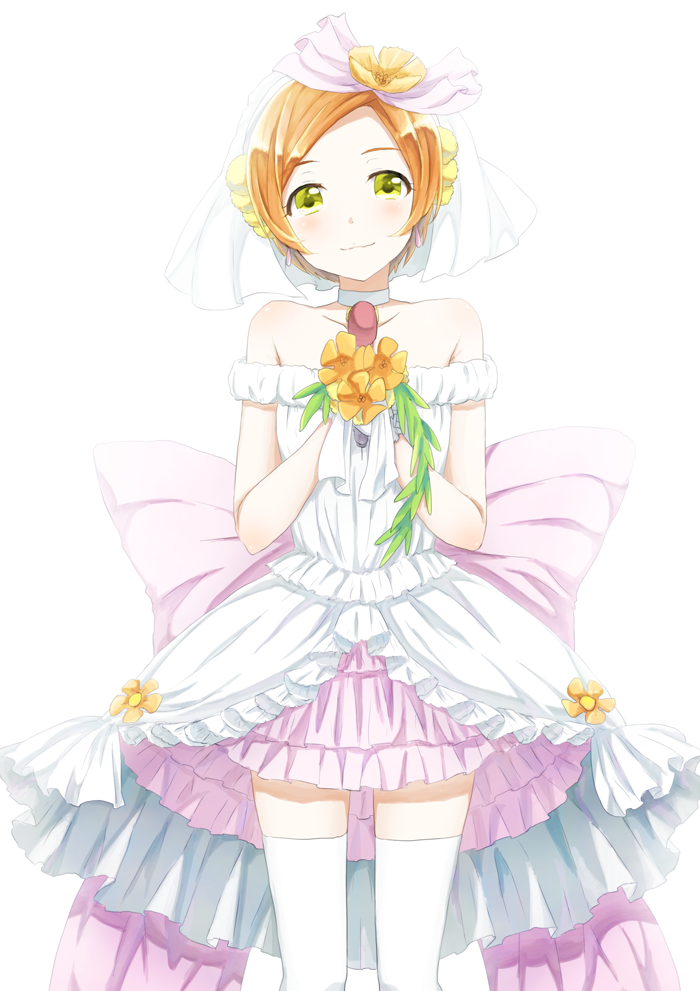 hoshizora rin (love live! and 1 more) drawn by mikiiro