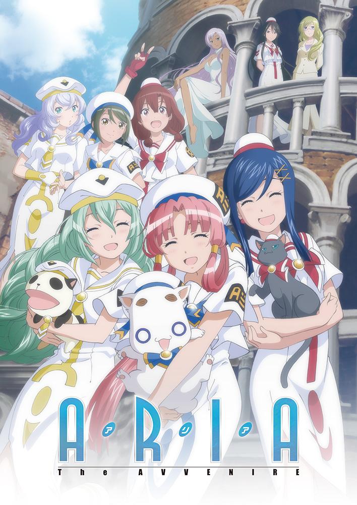 mizunashi akari, alice carroll, aika granzchesta, aria pokoteng, alicia florence, and 2 more (aria and 1 more)