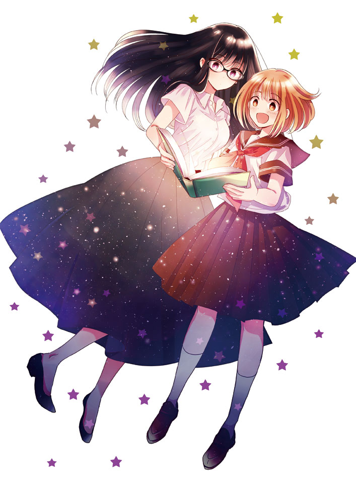 himawari-san and kazamatsuri matsuri (himawari-san) drawn by sugano_manami