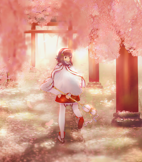 sakura (fire emblem and 1 more) drawn by lijupy