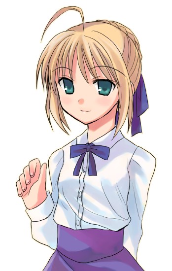 artoria pendragon and saber (fate and 1 more) drawn by otoutogimi