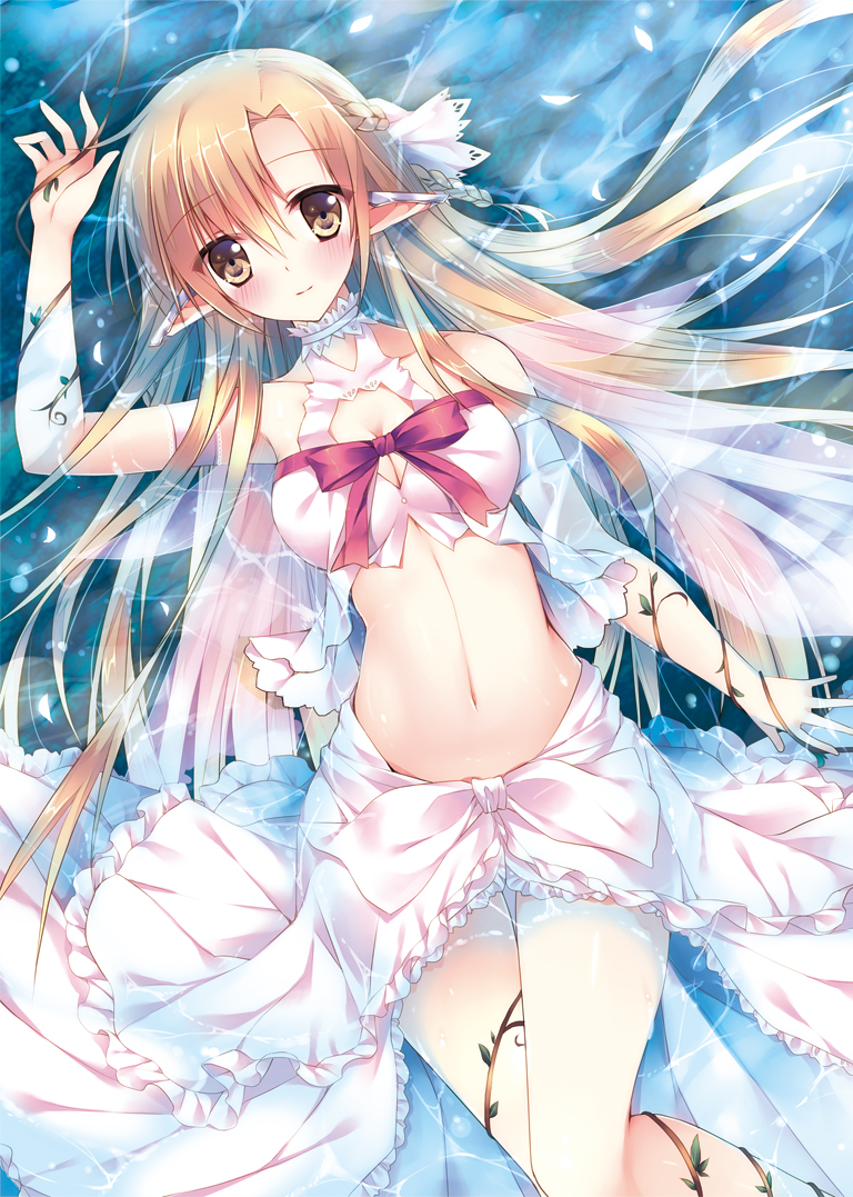 asuna and titania (sword art online) drawn by sorai_shin'ya