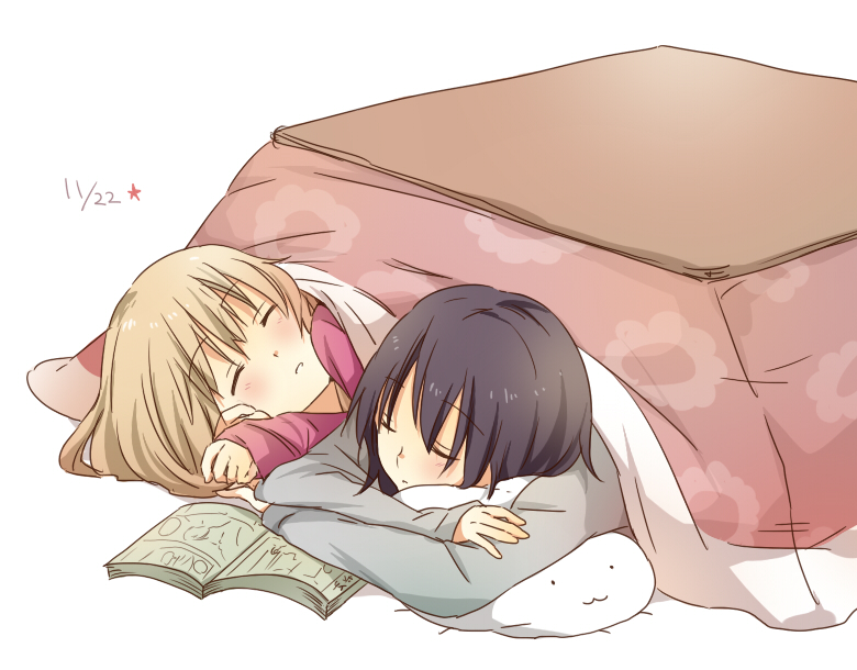 toshinou kyouko and funami yui (yuruyuri) drawn by sao_(0060)