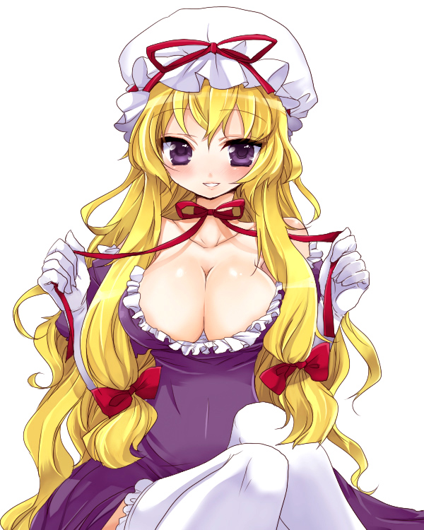 yakumo yukari (touhou) drawn by yunomi_(p-3-q)
