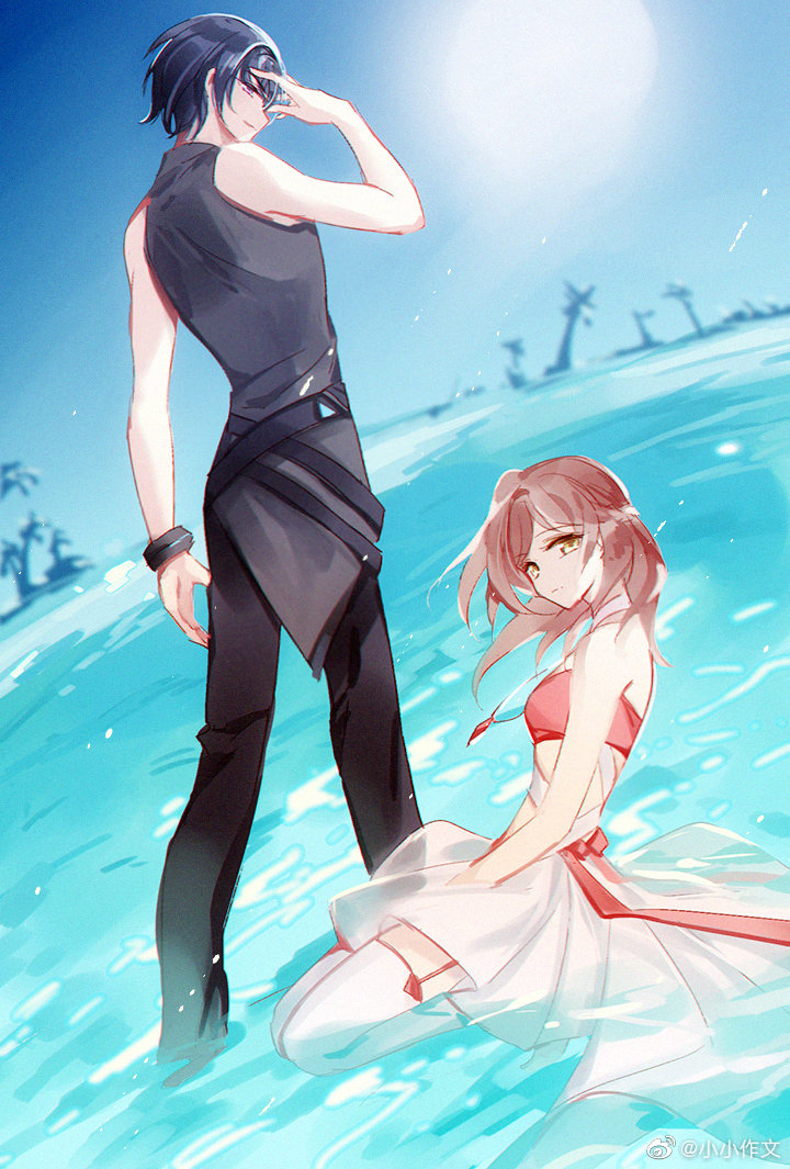 rosa and marius von hagen (tears of themis) drawn by xiao_xiao_zuowen