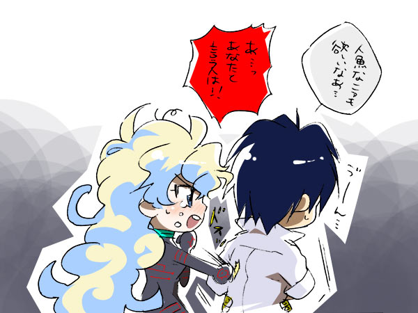 nia teppelin, simon, and antispiral nia (tengen toppa gurren lagann) drawn by yukimitsuki