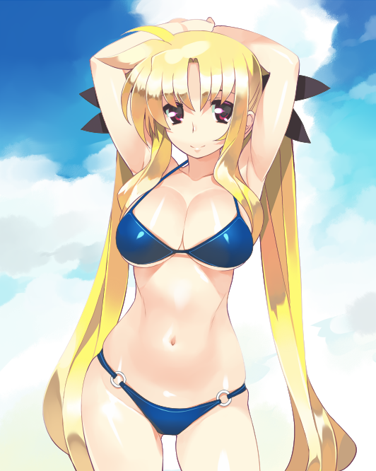 fate testarossa (lyrical nanoha and 1 more) drawn by ryuuta_(msxtr)