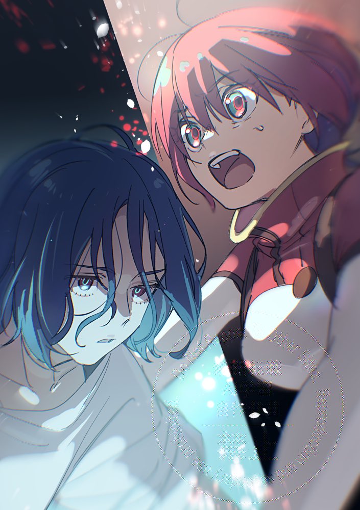 amate yuzuriha and shuji ito (gundam and 1 more) drawn by eguchi_(oui_non)