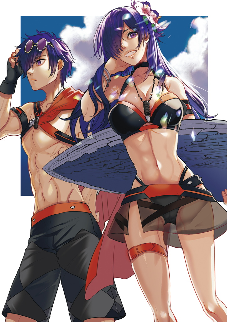 female shez and male shez (fire emblem and 3 more) drawn by masakikazuyoshi