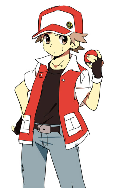 red (pokemon and 2 more) drawn by pumpkinpan