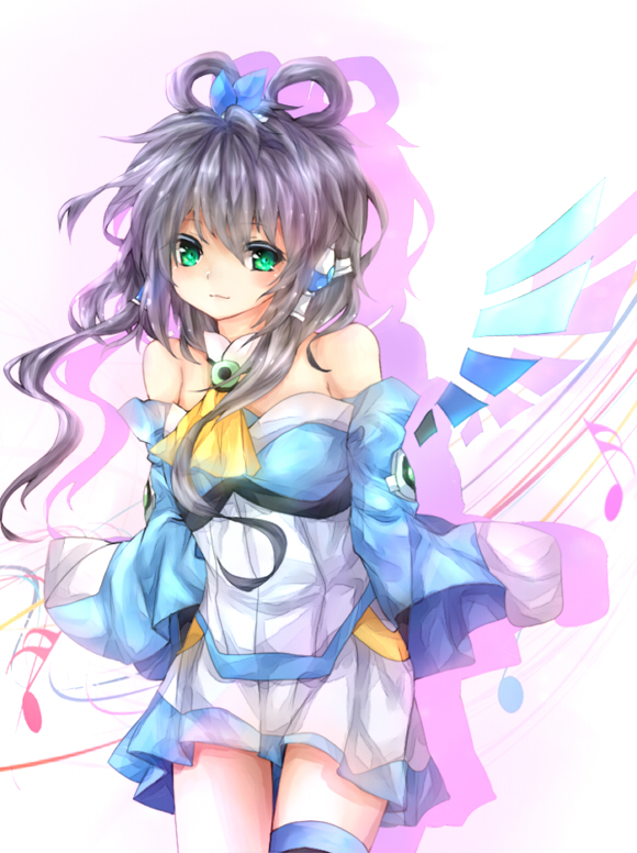 luo tianyi and luo tianyi v3 (vocaloid and 1 more) drawn by yudaoshan