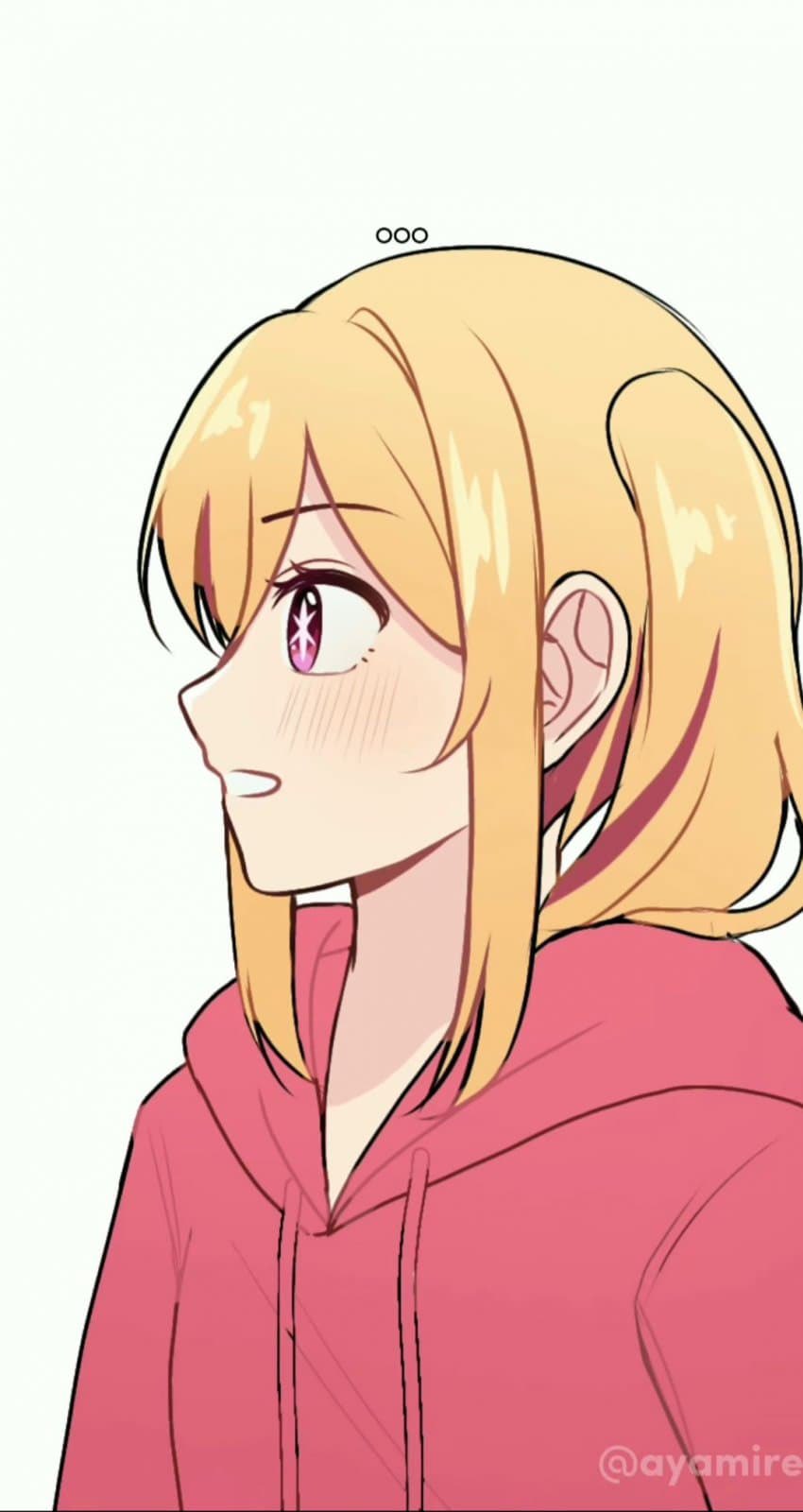 hoshino ruby (oshi no ko) drawn by hrll_66