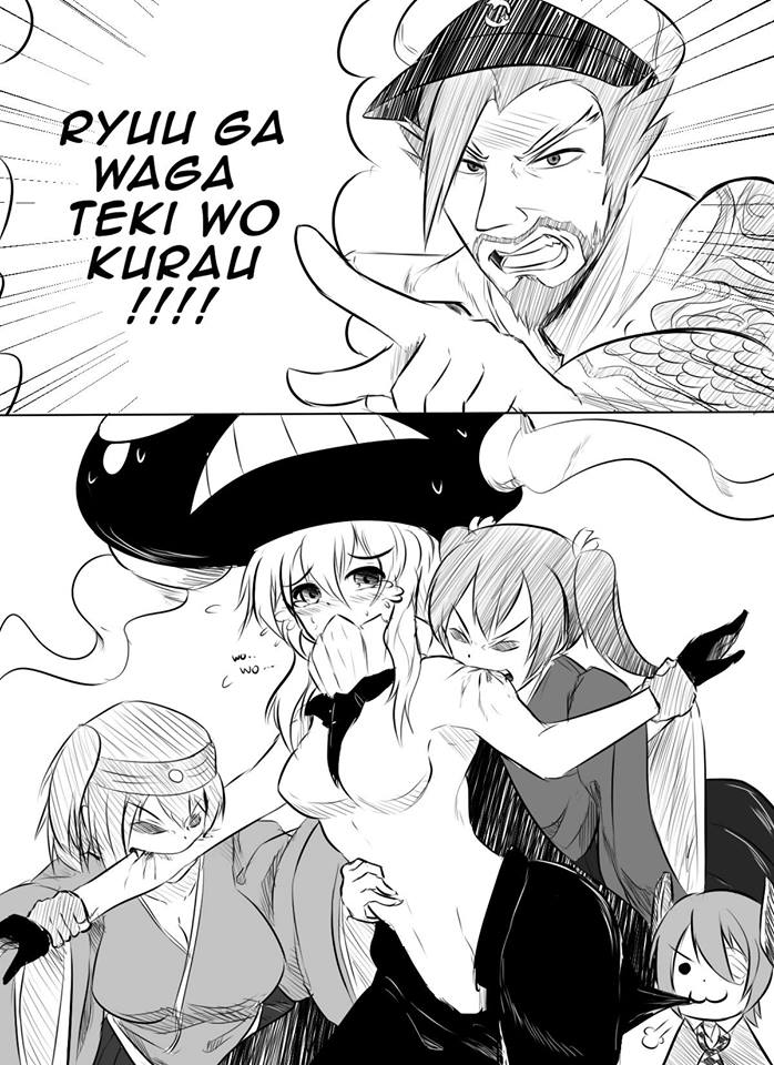 admiral, tenryuu, souryuu, wo-class aircraft carrier, hiryuu, and 2 more (kantai collection and 2 more) drawn by wangphing