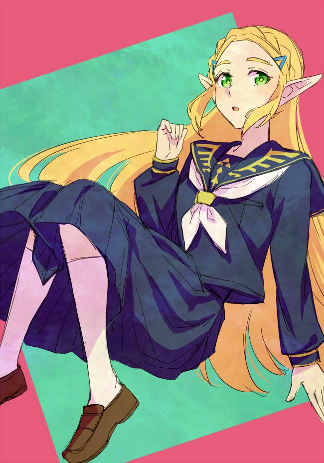 princess zelda (the legend of zelda and 1 more) drawn by saiba_(henrietta)