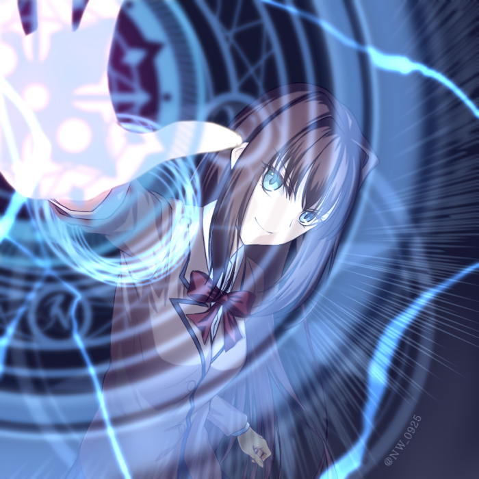 aozaki aoko (mahou tsukai no yoru) drawn by nue_(nw_0925)