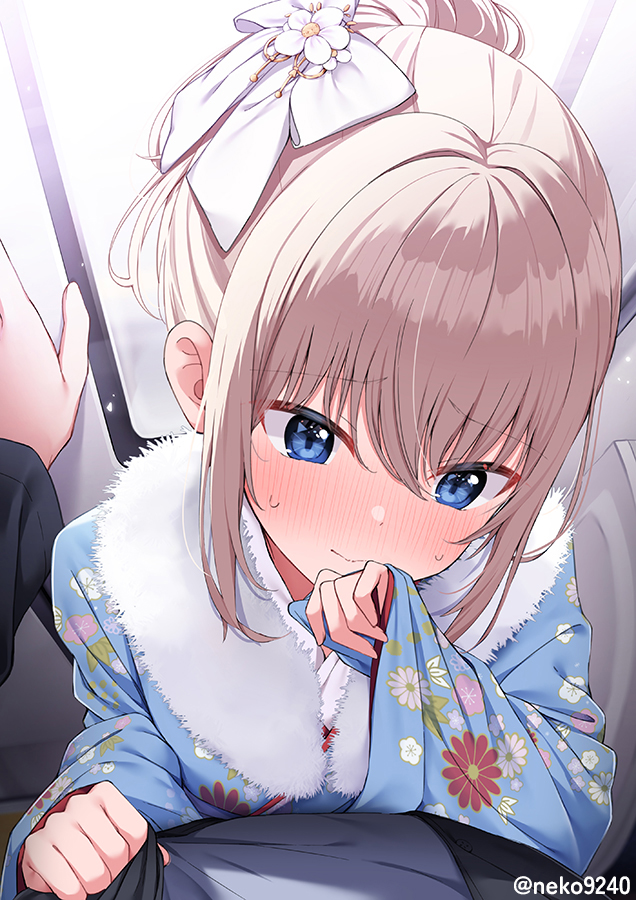ribbonko-chan (original) drawn by nekokobushi