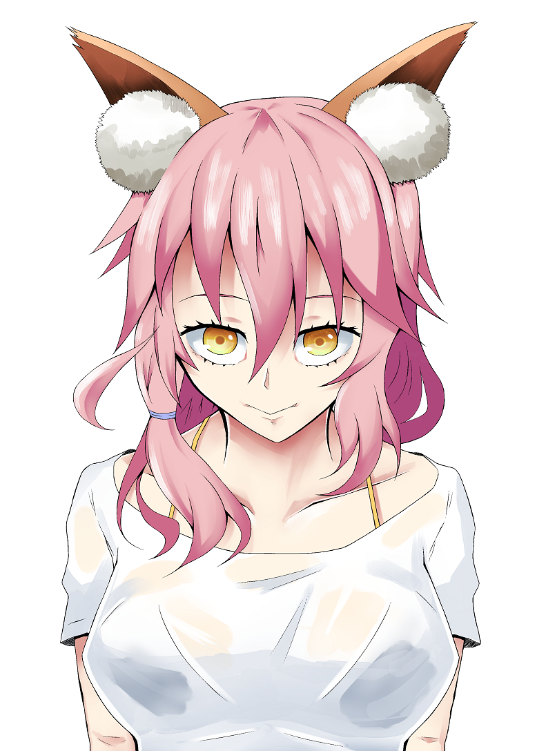 tamamo and tamamo no mae (fate and 1 more) drawn by kamo_(hukkin4274)