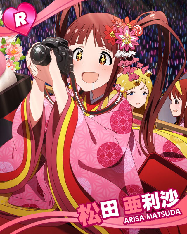 tanaka kotoha, matsuda arisa, and shinomiya karen (idolmaster and 1 more)