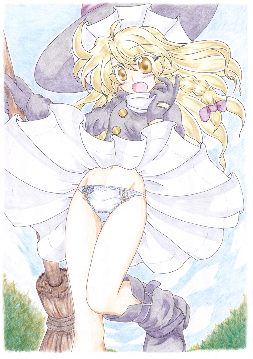 kirisame marisa (touhou) drawn by agent_muc