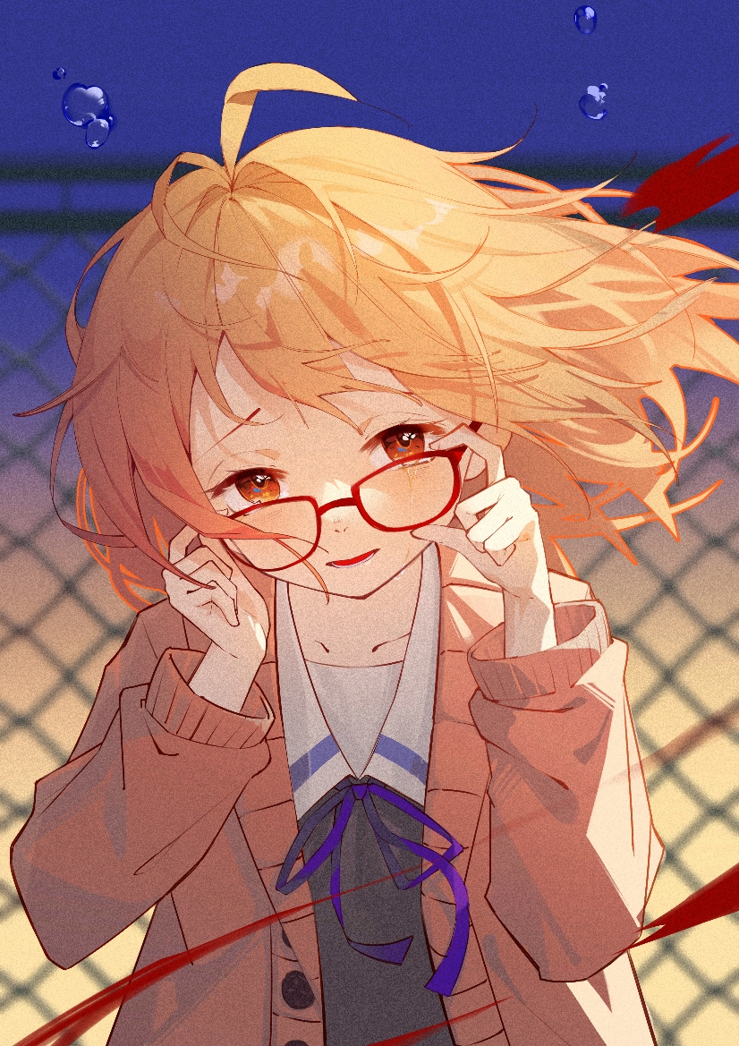 kuriyama mirai (kyoukai no kanata) drawn by user_dukr3577