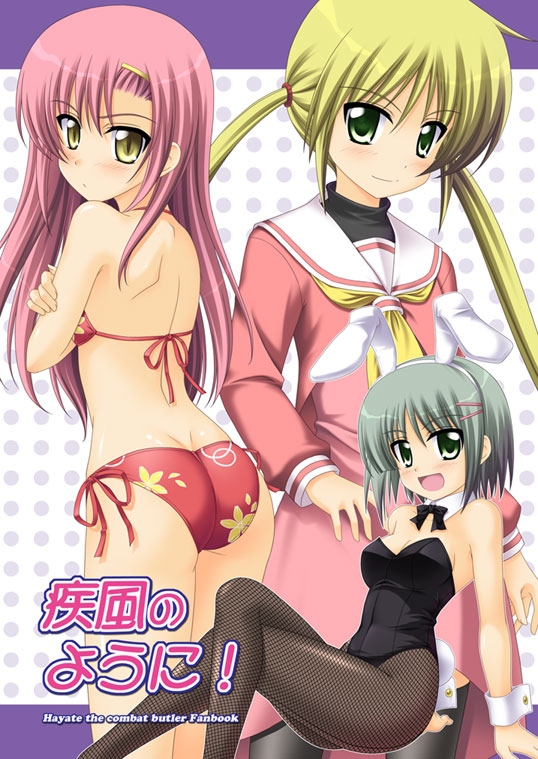 katsura hinagiku, sanzen'in nagi, and aizawa sakuya (hayate no gotoku!) drawn by masakichi_(crossroad)