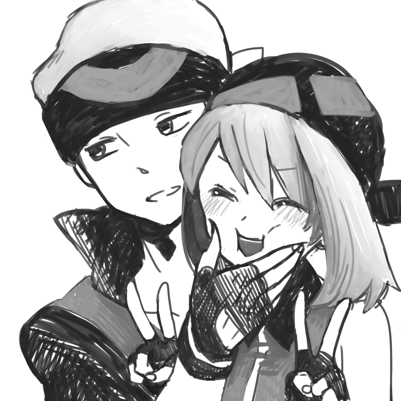 may and brendan (pokemon and 1 more) drawn by sueno_(tochi)