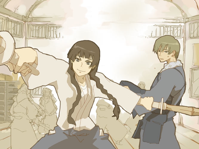 shimazu yoshino and hasekura rei (maria-sama ga miteru)