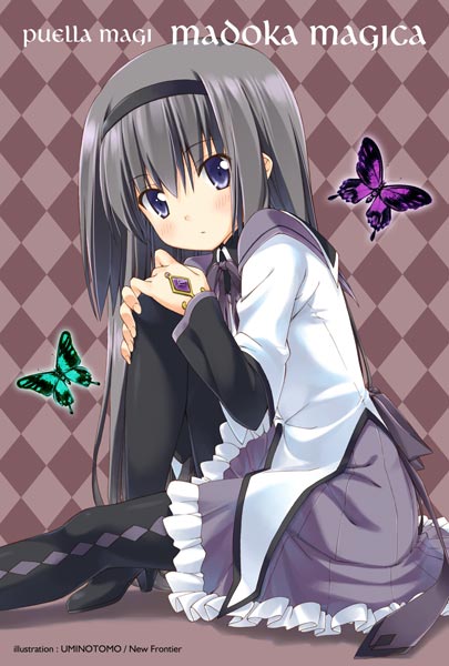 akemi homura (mahou shoujo madoka magica) drawn by umino_tomo