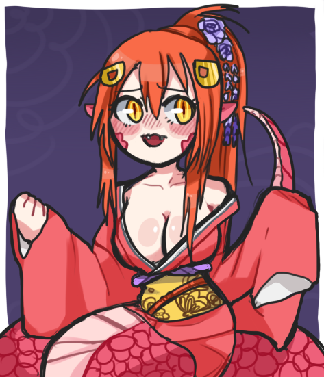 miia (monster musume no iru nichijou) drawn by pyoko_(sandwicha)