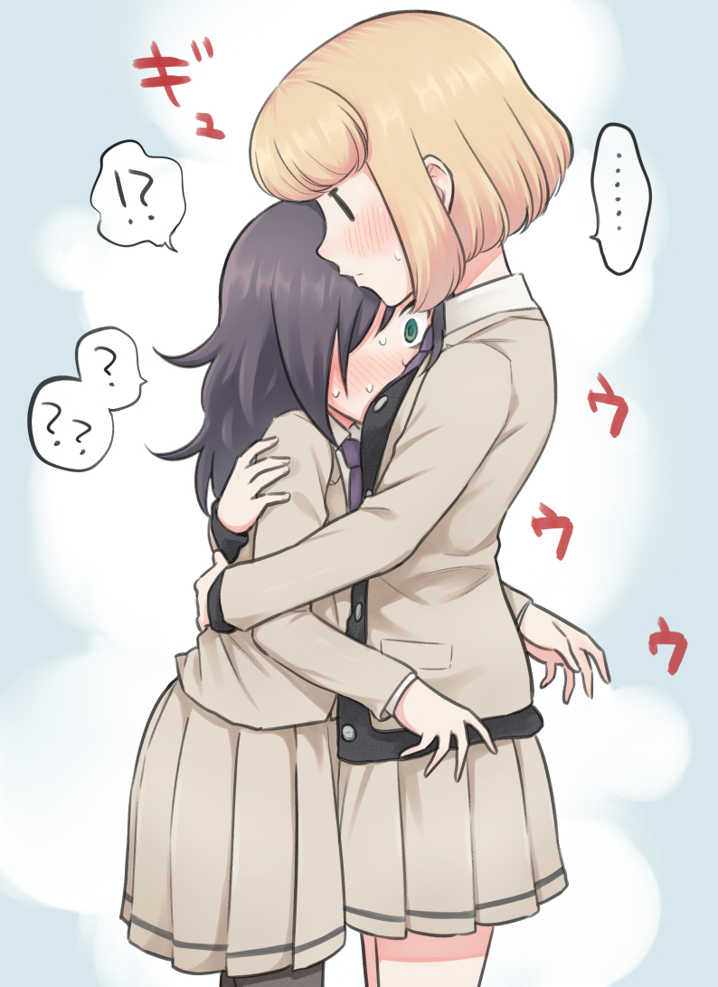 kuroki tomoko and uchi emiri (watashi ga motenai no wa dou kangaetemo omaera ga warui!) drawn by meis_(terameisu)