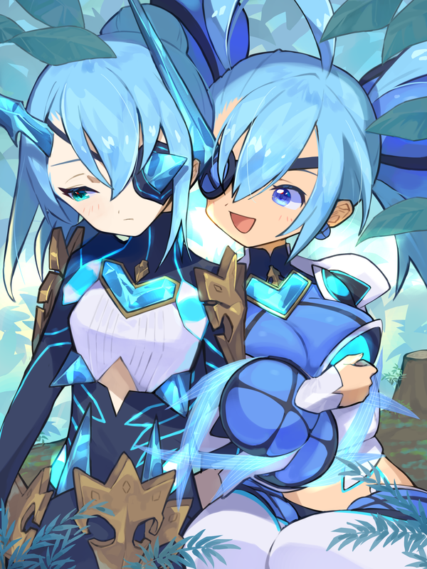 praxis and theory (xenoblade chronicles and 1 more) drawn by asagi1111