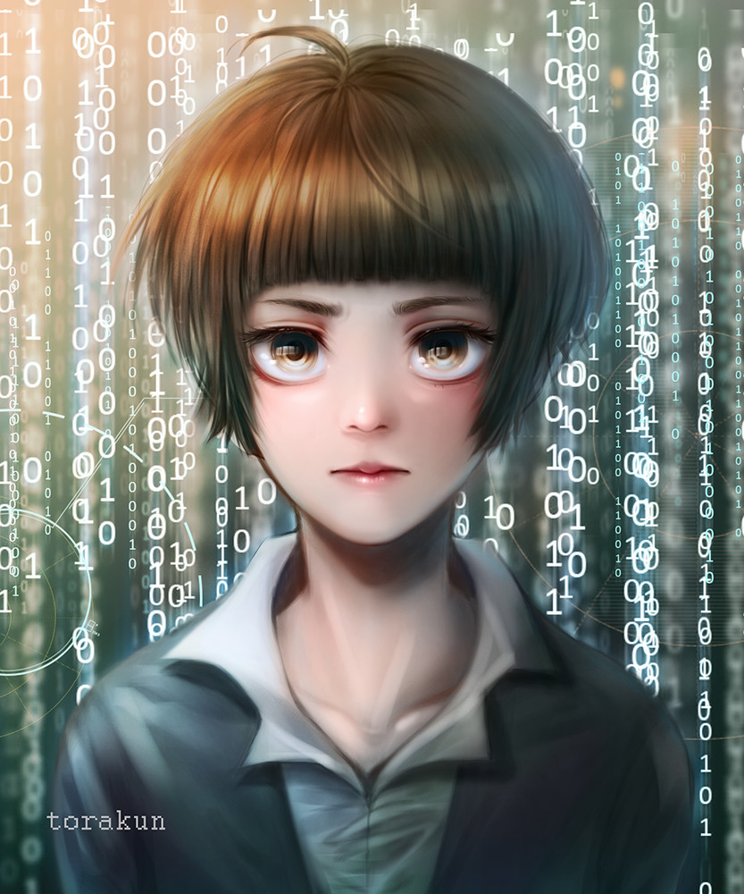 tsunemori akane (psycho-pass) drawn by torakun14