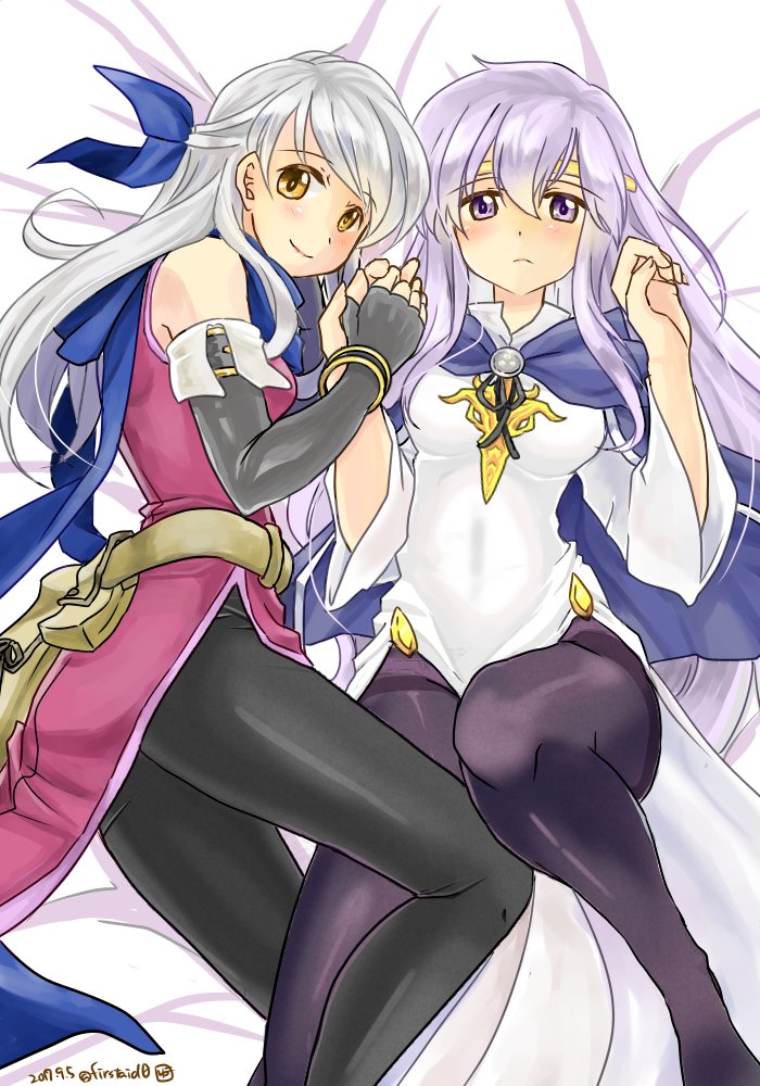 micaiah and julia (fire emblem and 2 more) drawn by yukia_(firstaid0)