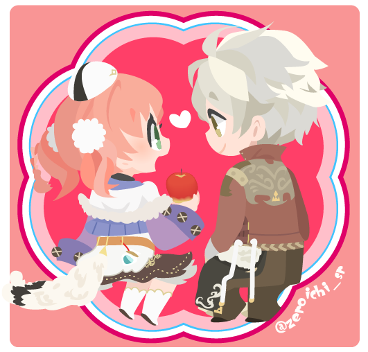 escha malier and logix ficsario (atelier and 1 more) drawn by 01_(zeroichi_srl)