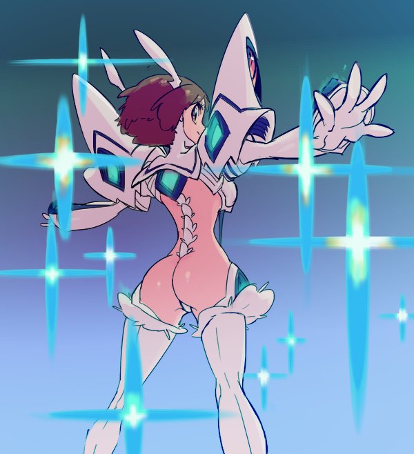 kiryuuin satsuki, mankanshoku mako, and junketsu (kill la kill) drawn by gyosone