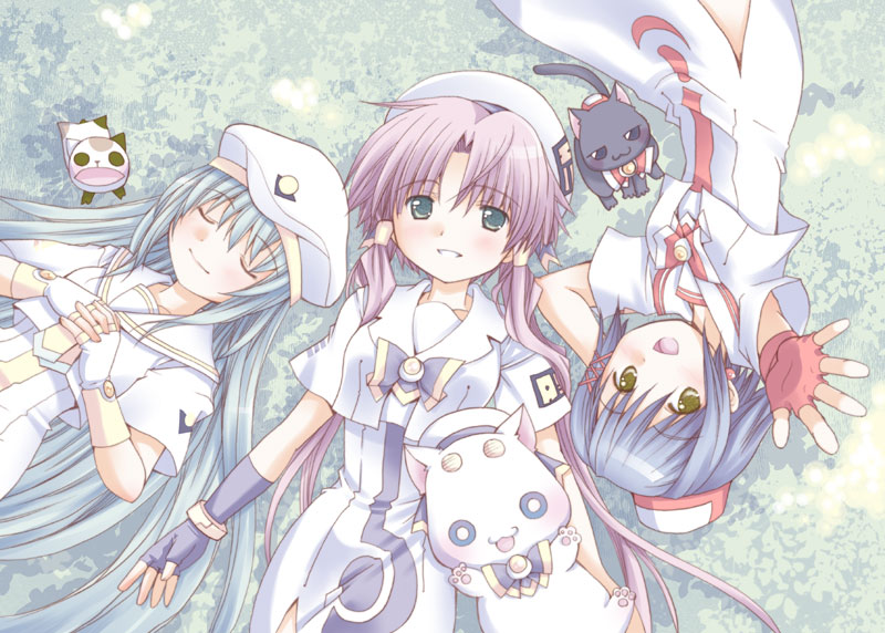 mizunashi akari, alice carroll, aika granzchesta, aria pokoteng, president maa, and 1 more (aria) drawn by patoto