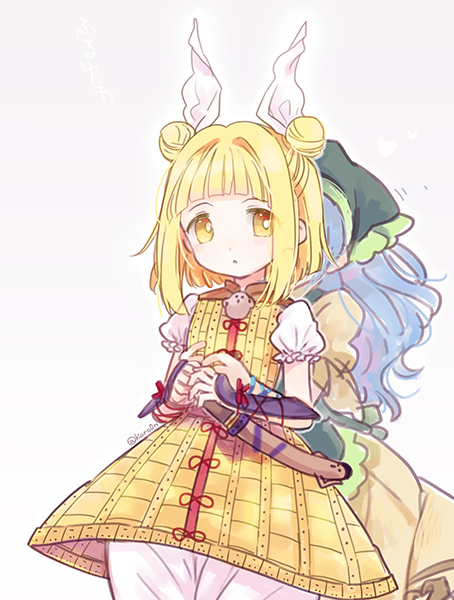 haniyasushin keiki and joutouguu mayumi (touhou) drawn by biyon