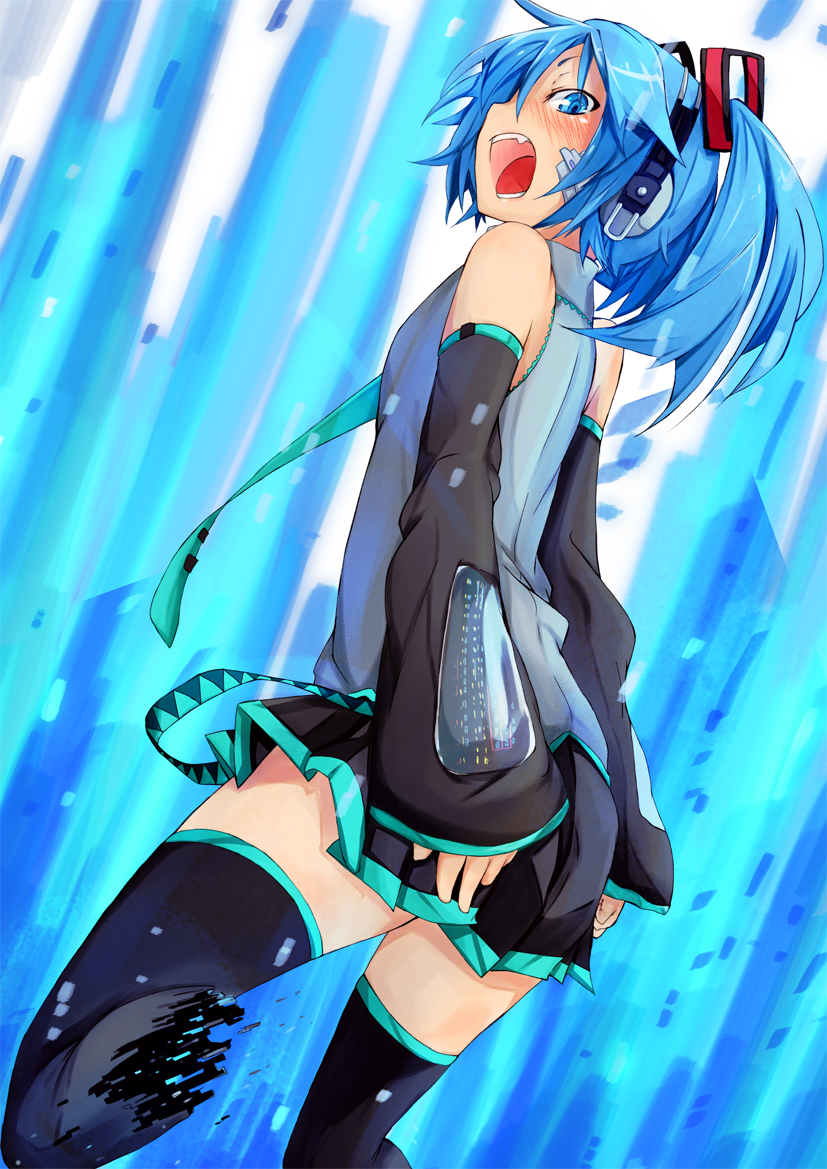 hatsune miku and ene (vocaloid and 1 more) drawn by fu-ta